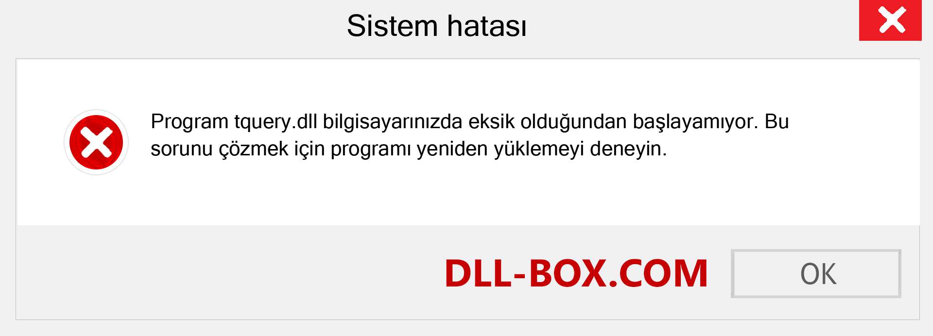 tquery.dll dosyası eksik mi? Windows 7, 8, 10 için İndirin - Windows'ta tquery dll Eksik Hatasını Düzeltin, fotoğraflar, resimler